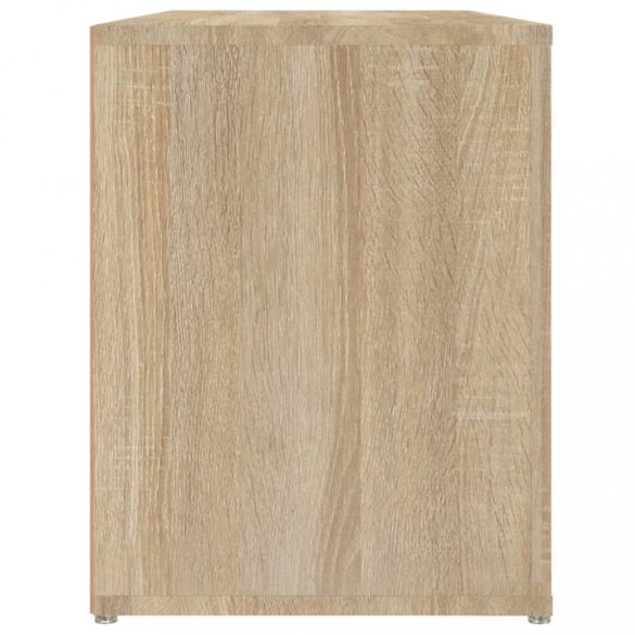 sonoma tölgy színű szerelt fa cipőtartó 100x35x45 cm