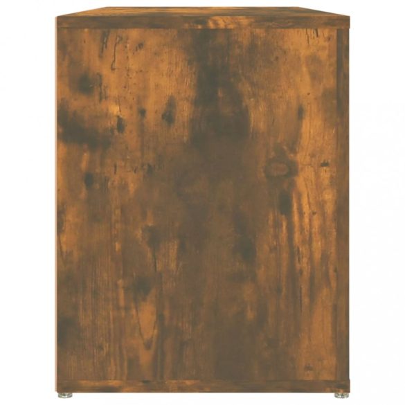 füstös tölgy színű szerelt fa cipőtartó 100x35x45 cm