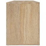 sonoma tölgy színű szerelt fa cipőszekrény 100x35x45 cm