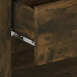 füstös tölgy színű falra szerelhető éjjeliszekrény