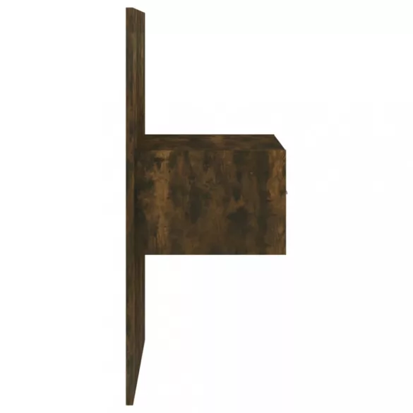 füstös tölgy színű falra szerelhető éjjeliszekrény