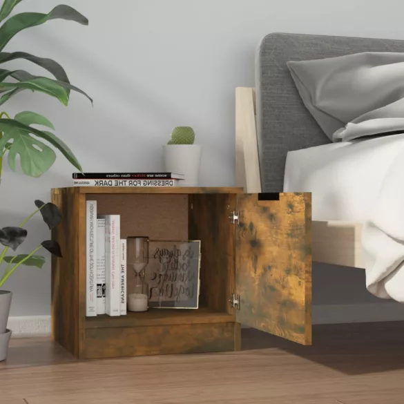 2 db füstös tölgy színű éjjeliszekrény 40 x 39 x 40 cm