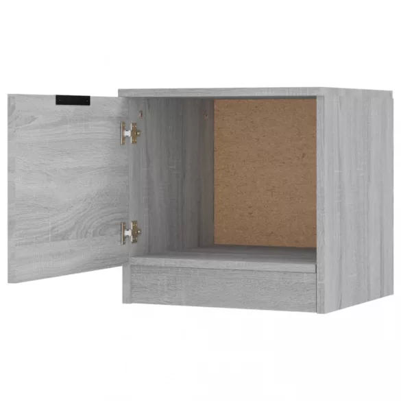 2 db szürke sonoma színű éjjeliszekrény 40 x 39 x 40 cm