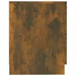 2 db füstös tölgy színű szerelt fa éjjeliszekrény