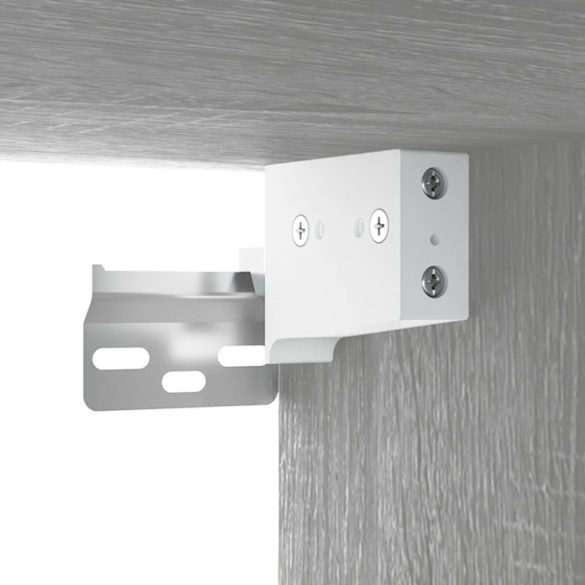 szürke sonoma színű tükrös fürdőszobaszekrény 64 x 20 x 67 cm