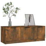 füstös tölgy színű szerelt fa TV-szekrény 102 x 35 x 36,5 cm