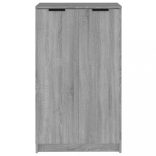 szürke sonoma színű szerelt fa cipősszekrény 59 x 35 x 100 cm