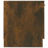 füstös tölgy színű szerelt fa TV-szekrény 140 x 35 x 40 cm