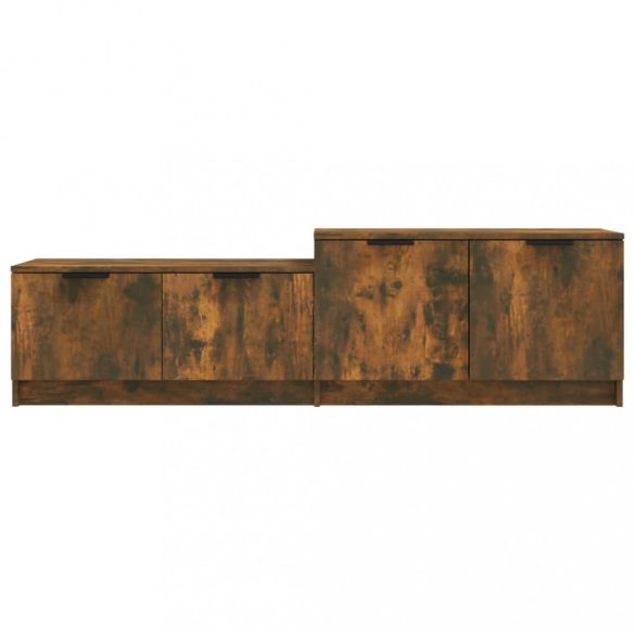 füstös tölgyszínű szerelt fa TV-szekrény 158,5 x 36 x 45 cm