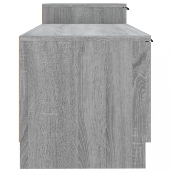 szürke sonoma színű szerelt fa TV-szekrény 158,5 x 36 x 45 cm