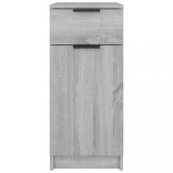 szürke sonoma szerelt fa íróasztalszekrény 33,5x50x75 cm