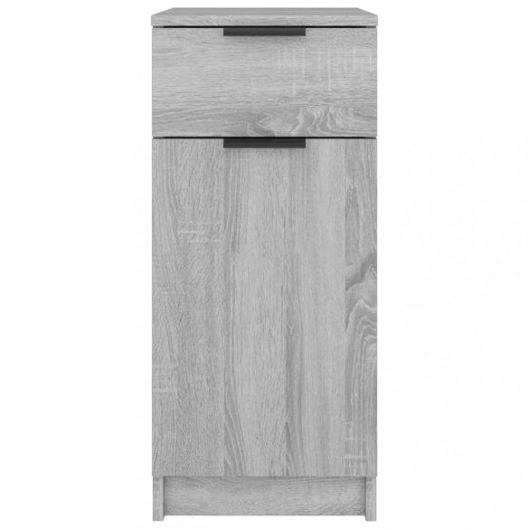 szürke sonoma szerelt fa íróasztalszekrény 33,5x50x75 cm