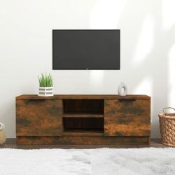   füstös tölgy színű szerelt fa TV-szekrény 102 x 35 x 36,5 cm