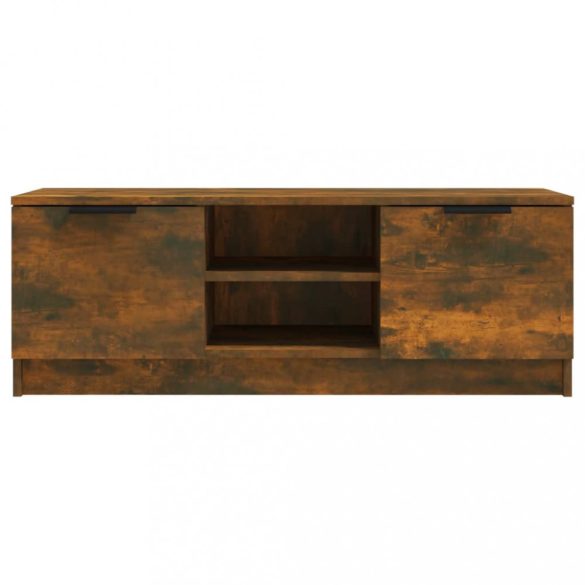 füstös tölgy színű szerelt fa TV-szekrény 102 x 35 x 36,5 cm