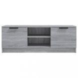 szürke sonoma színű szerelt fa TV-szekrény 102 x 35 x 36,5 cm