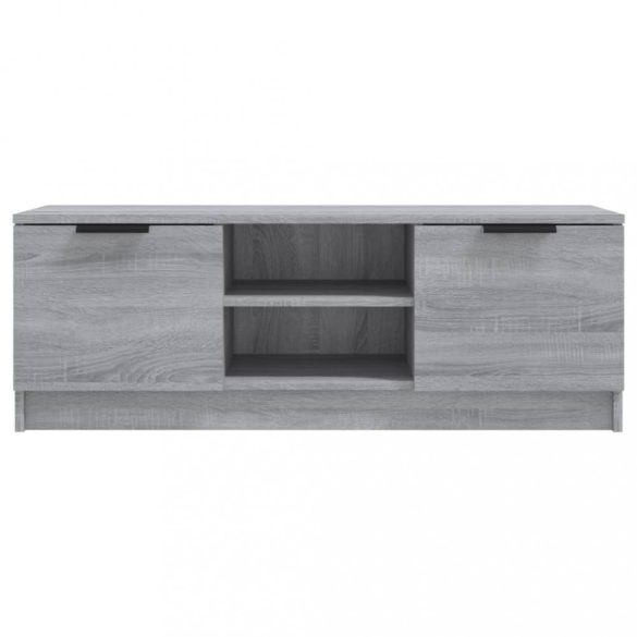 szürke sonoma színű szerelt fa TV-szekrény 102 x 35 x 36,5 cm