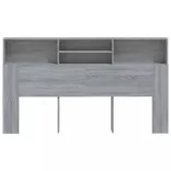 szürke sonoma színű áthidalószekrény 180 x 19 x 103,5 cm