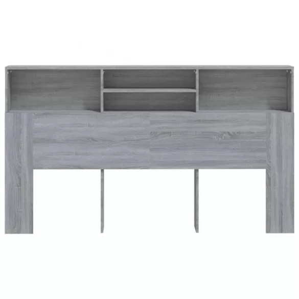 szürke sonoma színű áthidalószekrény 180 x 19 x 103,5 cm