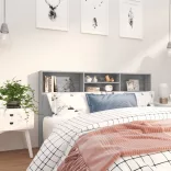 szürke sonoma színű áthidalószekrény 180 x 19 x 103,5 cm