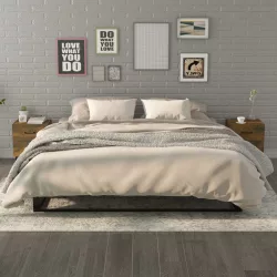   2 db füstös tölgy színű éjjeliszekrény 40 x 35 x 47,5 cm