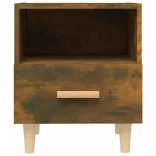 2 db füstös tölgy színű éjjeliszekrény 40x35x47 cm