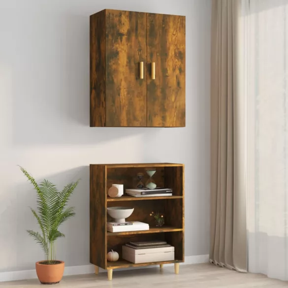 füstös tölgy színű függő faliszekrény 69,5 x 34 x 90 cm
