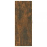 füstös tölgy színű szerelt fa függőszekrény 69,5 x 34 x 90 cm