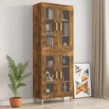 füstös tölgy színű függő faliszekrény 69,5 x 34 x 90 cm