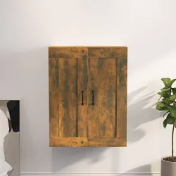   füstös tölgy színű függő faliszekrény 69,5 x 32,5 x 90 cm