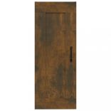 füstös tölgy színű szerelt fa függőszekrény 35 x 34 x 90 cm