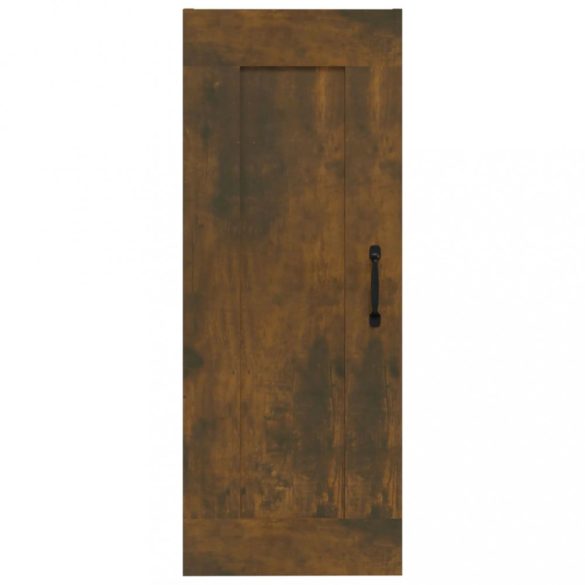 füstös tölgy színű szerelt fa függőszekrény 35 x 34 x 90 cm