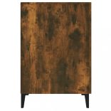 füstös tölgy színű szerelt fa íróasztal 140 x 50 x 75 cm