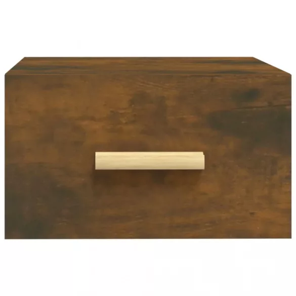 2 db füstös tölgy színű fali éjjeliszekrény 35 x 35 x 20 cm