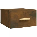 2 db füstös tölgy színű fali éjjeliszekrény 35 x 35 x 20 cm