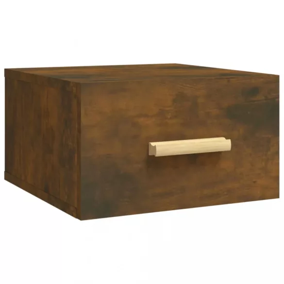 2 db füstös tölgy színű fali éjjeliszekrény 35 x 35 x 20 cm