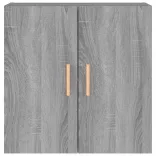 szürke sonoma színű szerelt fa faliszekrény 60 x 30 x 60 cm