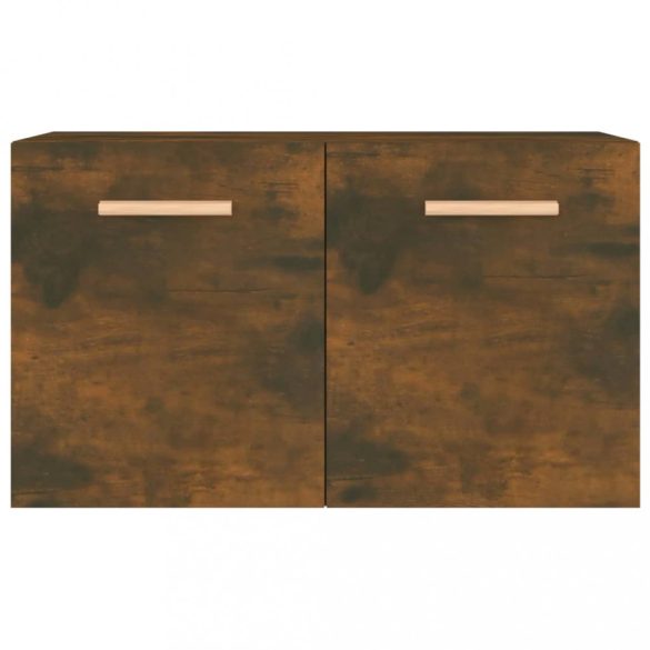 füstös tölgy színű szerelt fa faliszekrény 60 x 36,5 x 35 cm