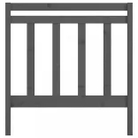 szürke tömör fenyőfa ágyfejtámla 81 x 4 x 100 cm