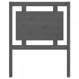 szürke tömör fenyőfa ágyfejtámla 80,5 x 4 x 100 cm