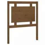 mézbarna tömör fenyőfa ágyfejtámla 80,5 x 4 x 100 cm