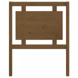 mézbarna tömör fenyőfa ágyfejtámla 80,5 x 4 x 100 cm