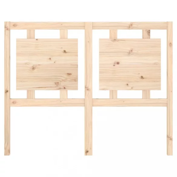 tömör fenyőfa ágyfejtámla 125,5 x 4 x 100 cm