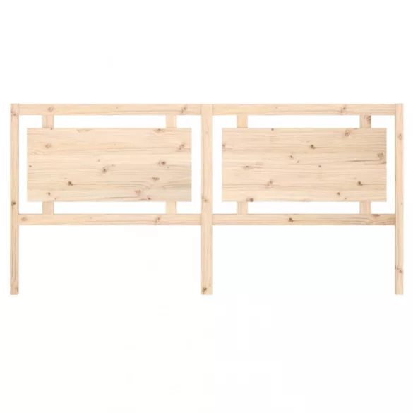 tömör fenyőfa ágyfejtámla 205,5 x 4 x 100 cm