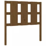 mézbarna tömör fenyőfa ágyfejtámla 95,5x4x100 cm