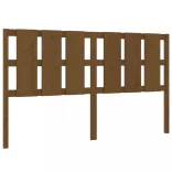 mézbarna tömör fenyőfa ágyfejtámla 165,5x4x100 cm