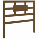 mézbarna tömör fenyőfa ágyfejtámla 80,5x4x100cm