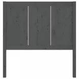 szürke tömör fenyőfa ágyfejtámla 80,5 x 4 x 100 cm