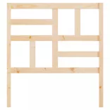 tömör fenyőfa ágyfejtámla 106x4x104 cm