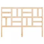 tömör fenyőfa ágyfejtámla 126x4x104 cm