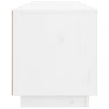 fehér tömör fenyőfa TV-szekrény 100x34x40 cm